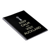 keep calm visit auckland spiral notebook (Right Side)