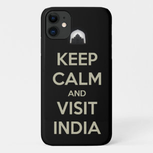 keep calm visit india Case-Mate iPhone case