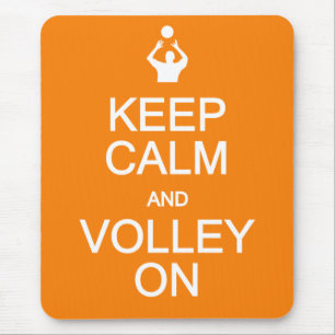 Keep Calm & Volley On mousepad