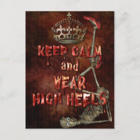 Keep Calm Wear High Heels HORROR