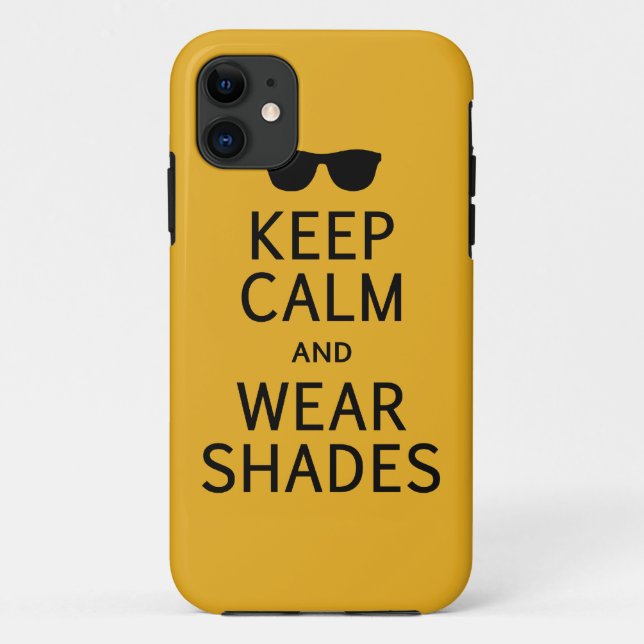 Keep Calm & Wear Shades iPhone 5 case-mate Case (Back)