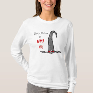 Keep Calm Witch Hat T-Shirt
