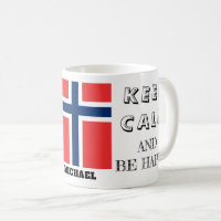 Keep Calm with Norway Flag