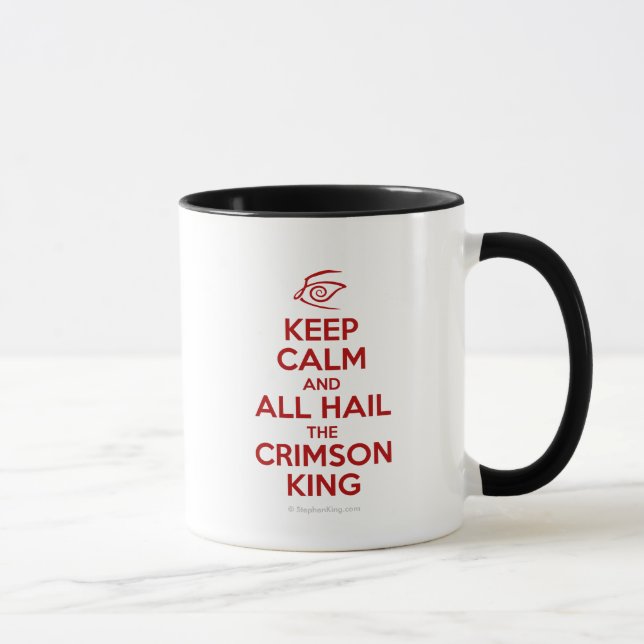 Keep Calm with the Crimson King Mug (Right)