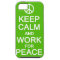 Keep Calm & Work For Peace iPhone 5 Case-Mate