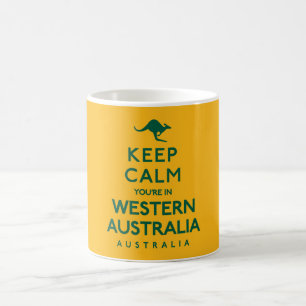 Keep Calm You're in Western Australia Australian Coffee Mug