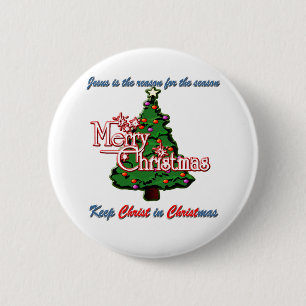 Keep Christ in Christmas 6 Cm Round Badge