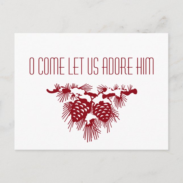 Keep Christ in Christmas in Christians Holiday Postcard (Front)