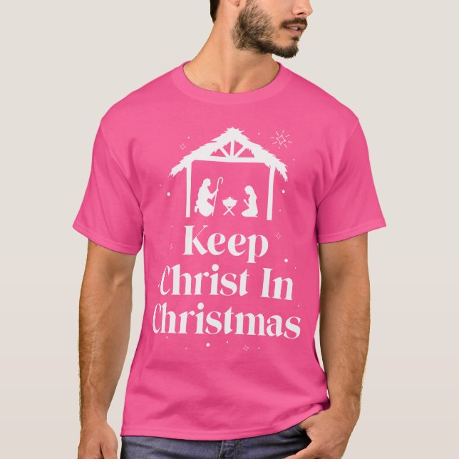 Keep Christ In Christmas Jesus Christian Womens Ch T-Shirt (Front)