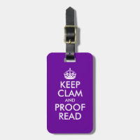 Keep Clam and Proof Read