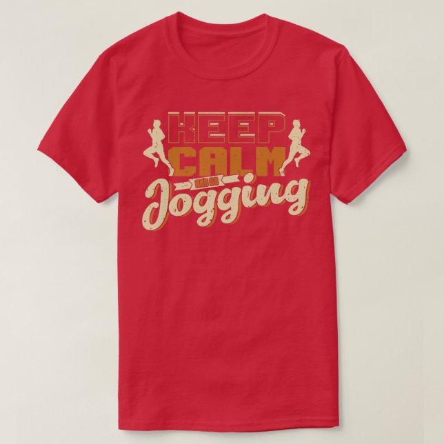 Keep Clam ang go jogging 2 T-Shirt (Design Front)