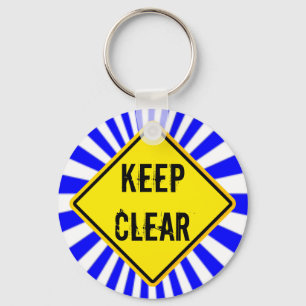 Keep Clear Key Ring