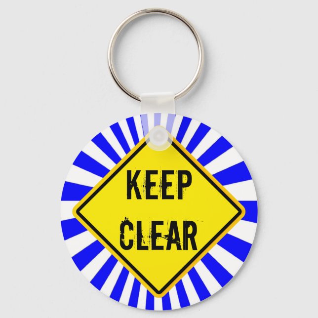 Keep Clear Key Ring (Front)
