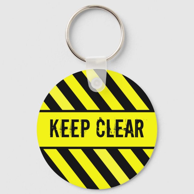 Keep Clear Key Ring (Front)