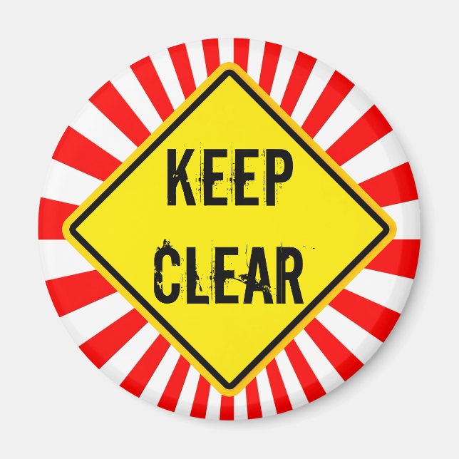 Keep Clear Magnet (Front)