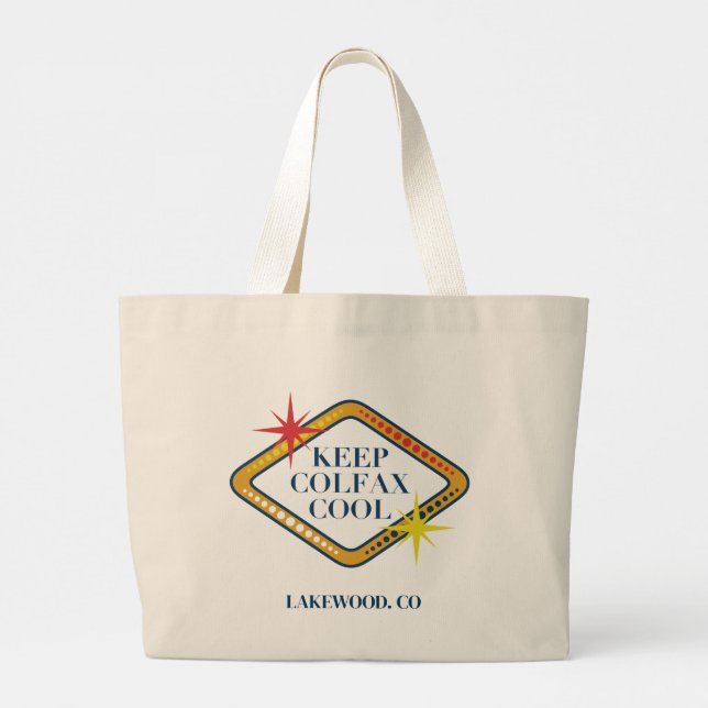 Keep Colfax Cool Jumbo Tote Bag (Back)