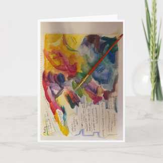 Keep Colouring World Card
