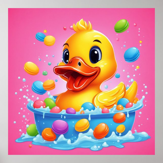 Keep Duck design  or design your own  Poster (Front)