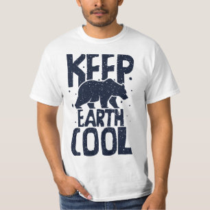 Keep Earth Cool Protect Save World Hour Day Earth  T-Shirt
