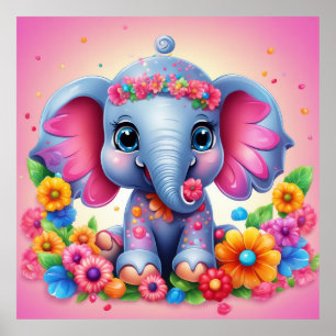 Keep Elephant design or design your own Poster
