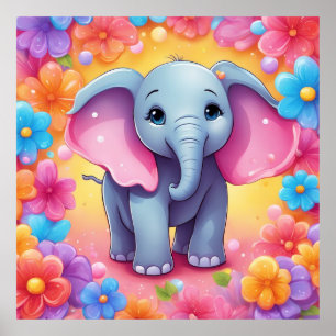 Keep Elephant design or design your own Poster
