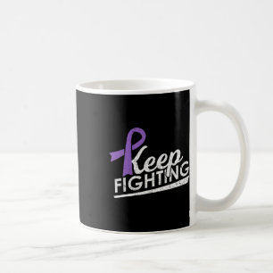 Keep Fighting Alzheimer's Epilepsy Warrior Awarene Coffee Mug