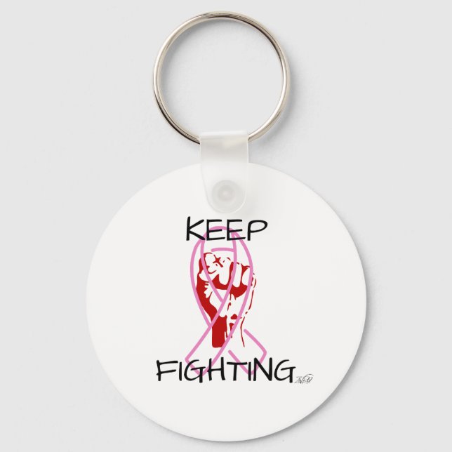 Keep Fighting Key Ring (Front)