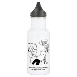Keep Fit Humour. Funny Fitness Club 532 Ml Water Bottle