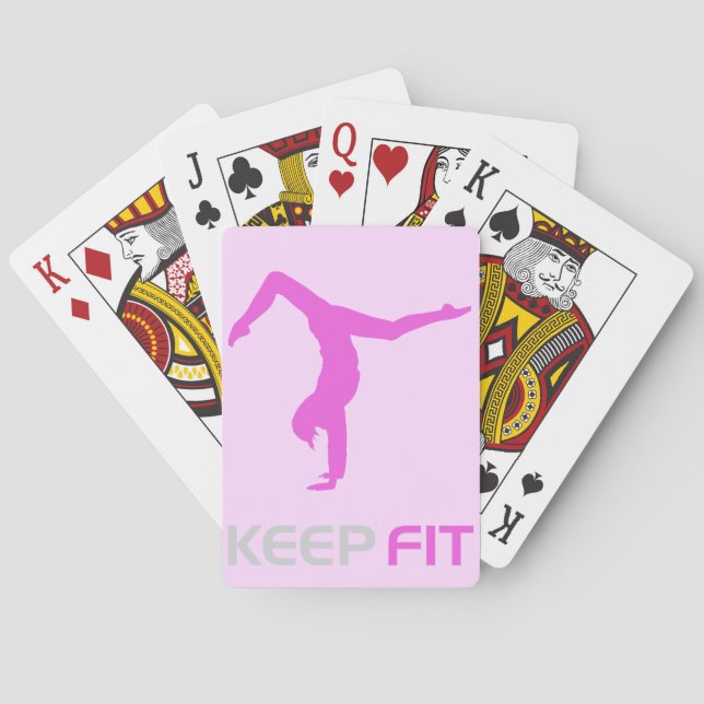 Keep Fit Playing Cards (Back)