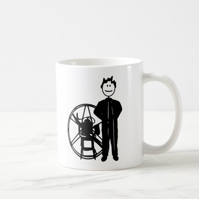 Keep flyin' paramotor pilot coffee mug (Right)