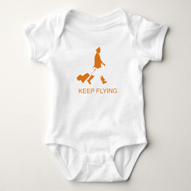 Keep Flying - Airline Pilot T-Shirt (Front)