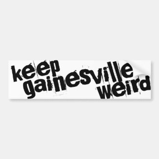 Keep Gainesville Weird Bumper Sticker