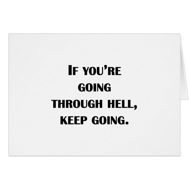 Keep Going (Front Horizontal)