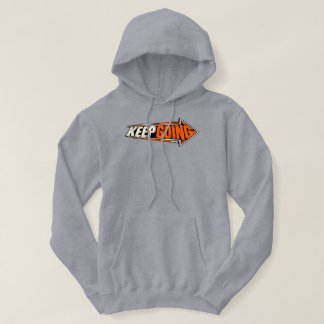 Keep Going Arrow | Vintage Motivational Streetwear Hoodie