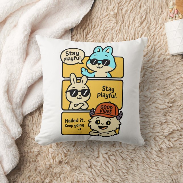 Keep Going Cushion (Blanket)
