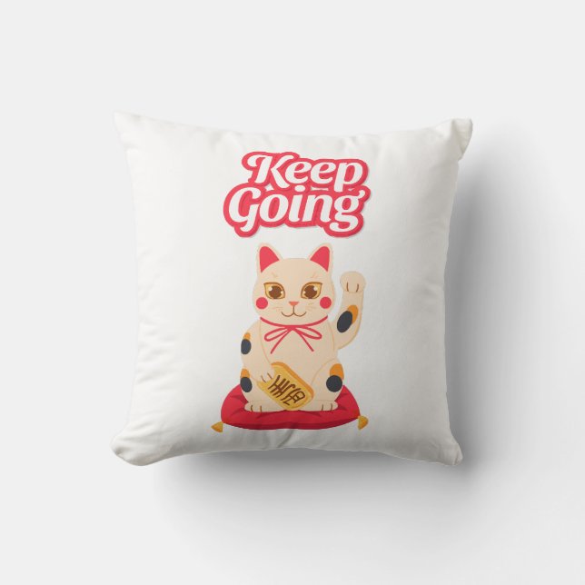Keep Going Cushion (Front)