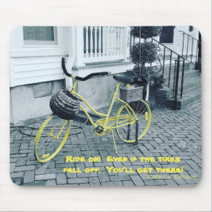 Keep going Even if the Tires Fall off! Mousepad