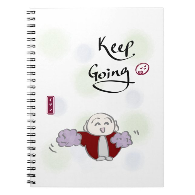 Keep Going - Healing Ojizo Notebook (Front)