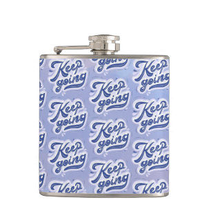 Keep Going Hip Flask