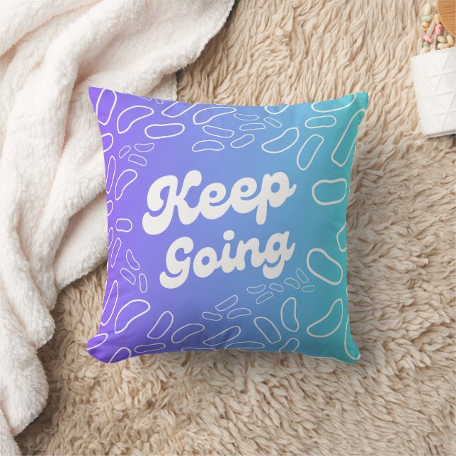 Keep Going Inspiration Cushion (Blanket)