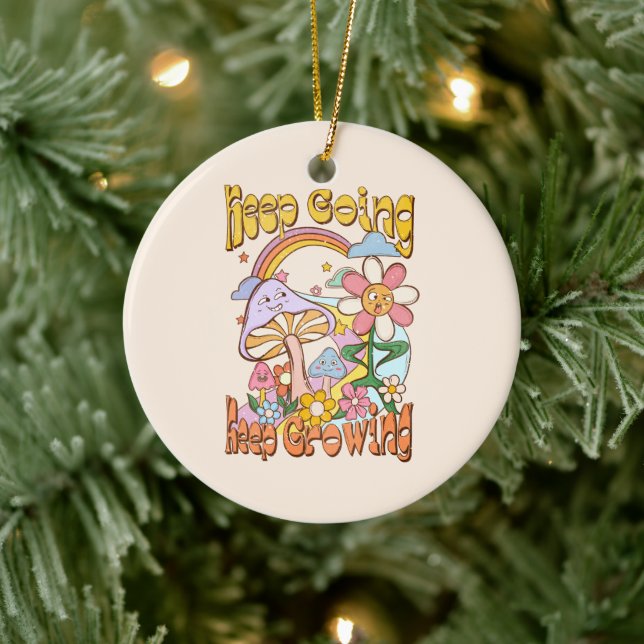 Keep Going Keep Growing Ceramic Tree Decoration (Tree)