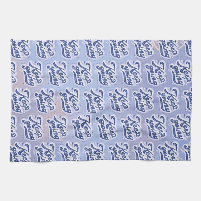 Keep Going Tea Towel (Horizontal)