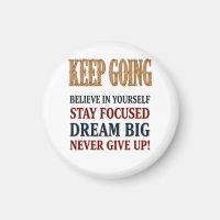 Keep Going Vintage Motivational Typography