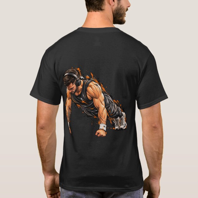 Keep going workout design  T-Shirt (Back)