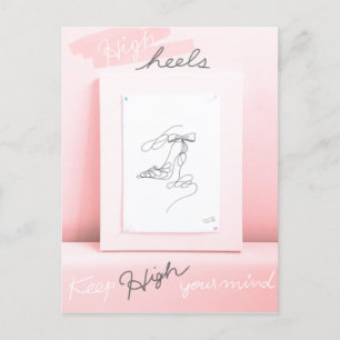 Keep High heels Postcard