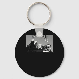 Keep Him Down Bulletproof Trump 2024 Key Ring