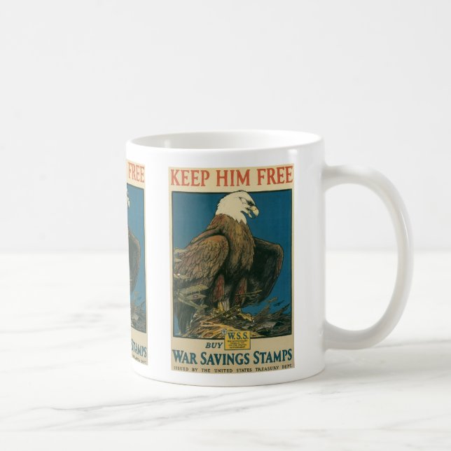 Keep Him Free Coffee Mug (Right)