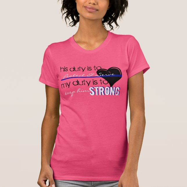 Keep him STRONG T-Shirt (Front)