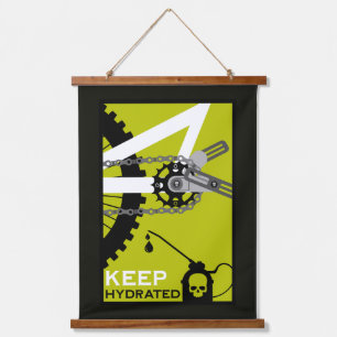 Keep Hydrated Bike Hanging Tapestry