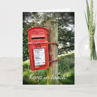 Keep in touch! card